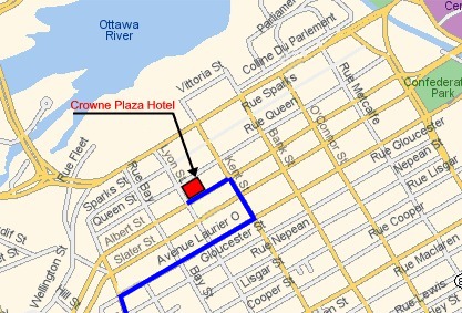 Crowne Plaza Location